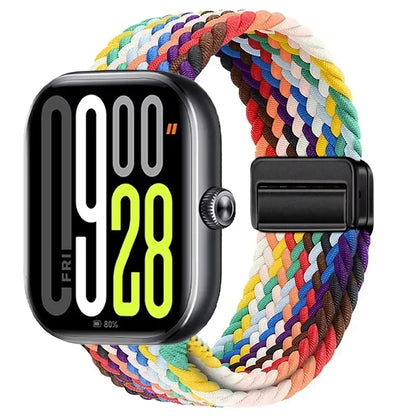 Magnetic Braided Nylon Loop Band for Xiaomi Redmi Watch 6 5 4 Strap Adjustable Sport Replacement Correa Bracelet Mi Band...
