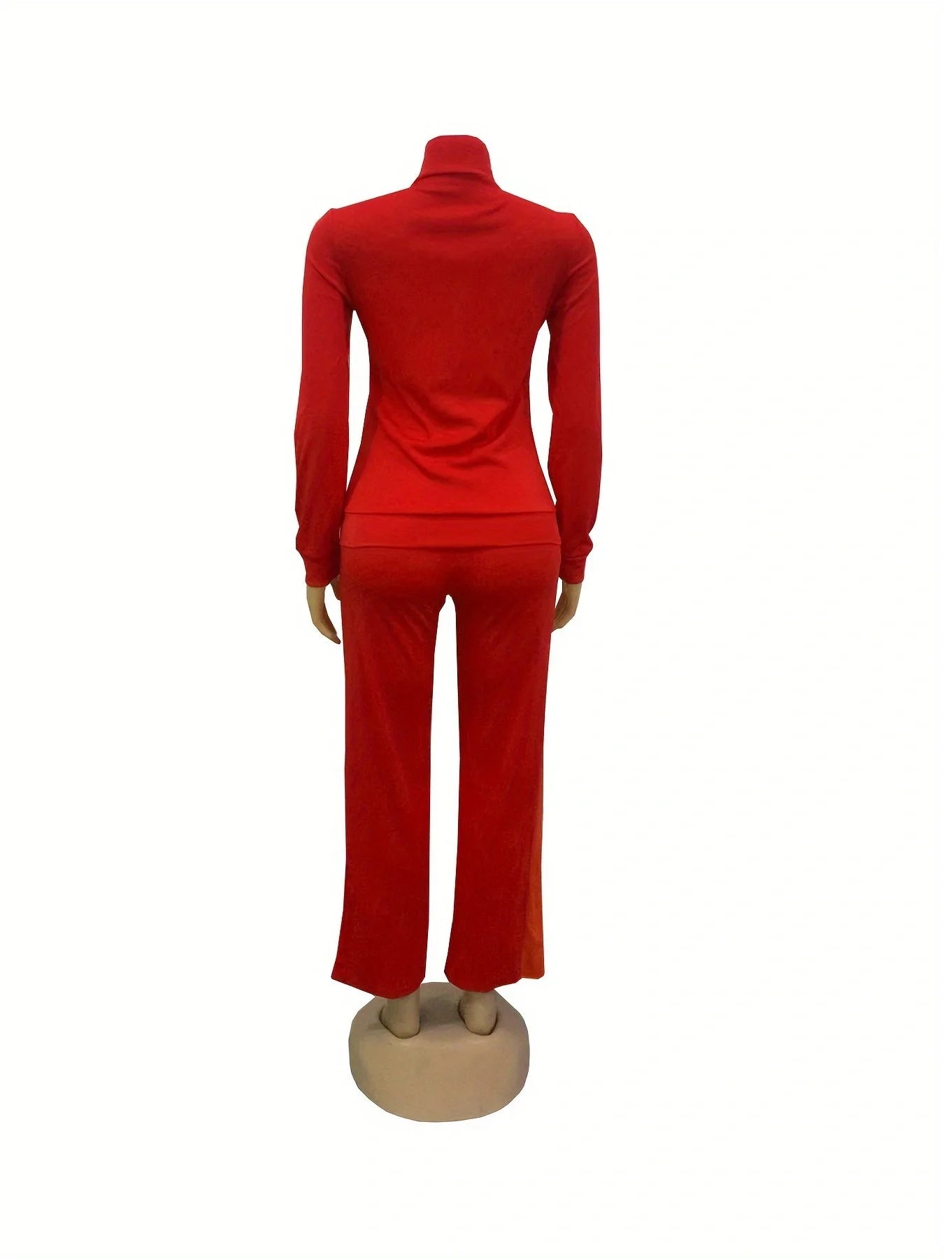 TW521 Women's Sports Casual Fashion Two-piece Striped Splicing Set | Kimlud Mid Range Pants