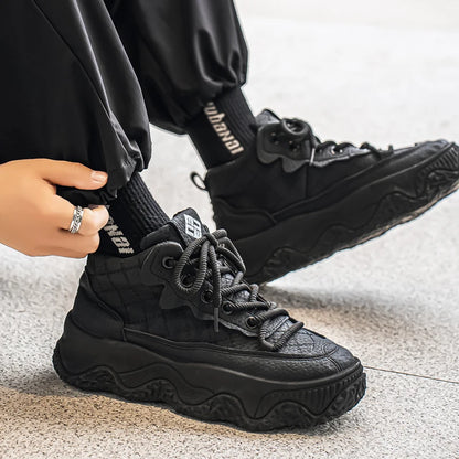 Designer Men's Casual Shoes Fashion Sneakers Outdoor Walking Footwear Heightening Non Slip Sport Shoes Comfortable Leisure Shoes