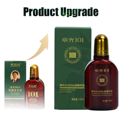 Hair Tonic Zhangguang 101B 101M 120ML Scalp Serum Powerful Anti Hair Loss Treatment Chinese Medicine Therapy 100% Original