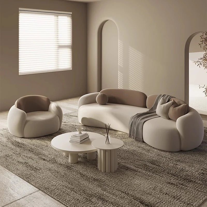 Storage Accent Living Room Sofas European Luxury Minimalist Modern Sofa Aesthetic Neoclasical Double Sofa Bed Room Furniture