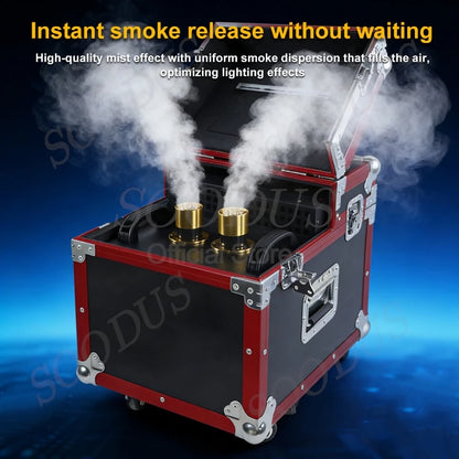600W/900W Stage Single Double Fog Machine DMX512 Control Fog Hazer Mist Spraying Machine for DJ Disco Wedding Night Bar...