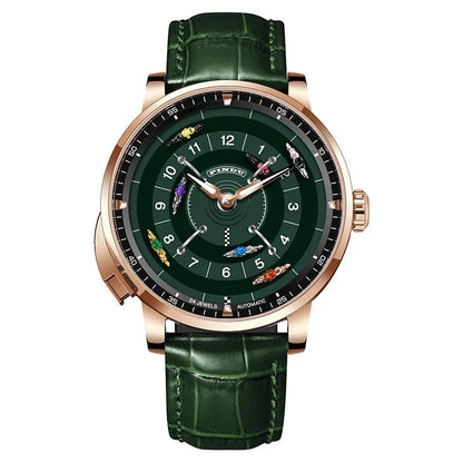 Pindu Horse Gambling Series Men's Full Automatic Mechanical Watch European Racing Roulette Entertainment Design Party Watch