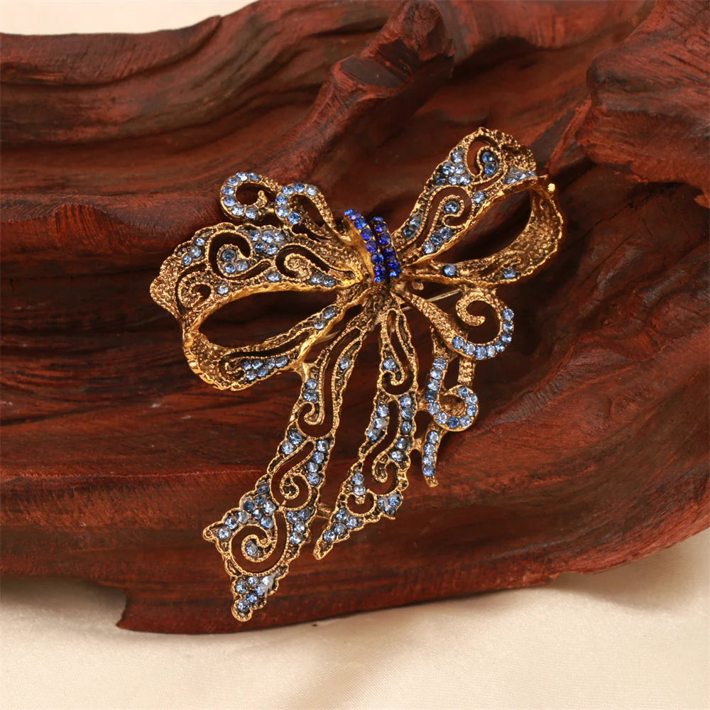 Baroque Luxury Beautiful Bow Men's Women's Brooch Pin，Jewelry Accessories, Wedding Holiday Party Couple Surprise Gift |...