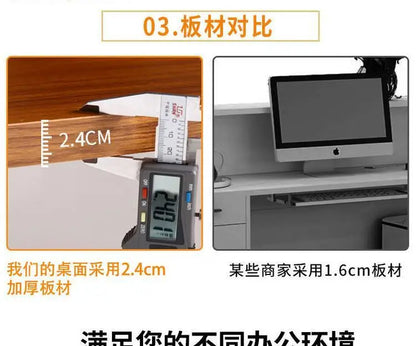 Welcome Service Reception Desks Sales Office White Front Reception Desk Cash Register Salon Recepciones Para Negocio Furniture - Kimlud