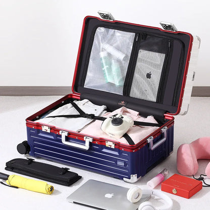 Luggage Sets Trolley Case Large Capacity Suitcase Universal Wheel Suitcase Thickened Combination Lock with Trolley - Kimlud