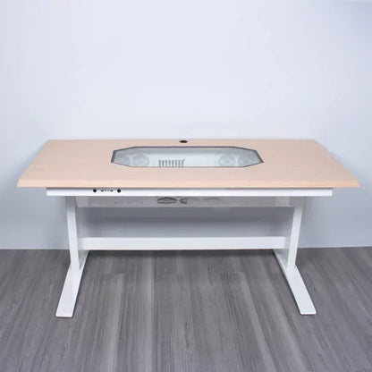 xzzY1 Computer case integrated table transparent desktop assembly machine drawer type large chassis electric lifting e-sports ta