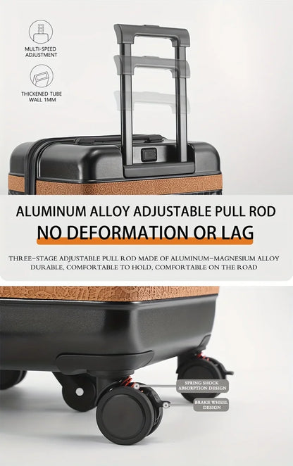 Heavy-Duty Large Capacity Suitcase with TSA Lock PC+ABS Hardshell Luggage,360° Silent Wheels Adjustable Handle,USB...
