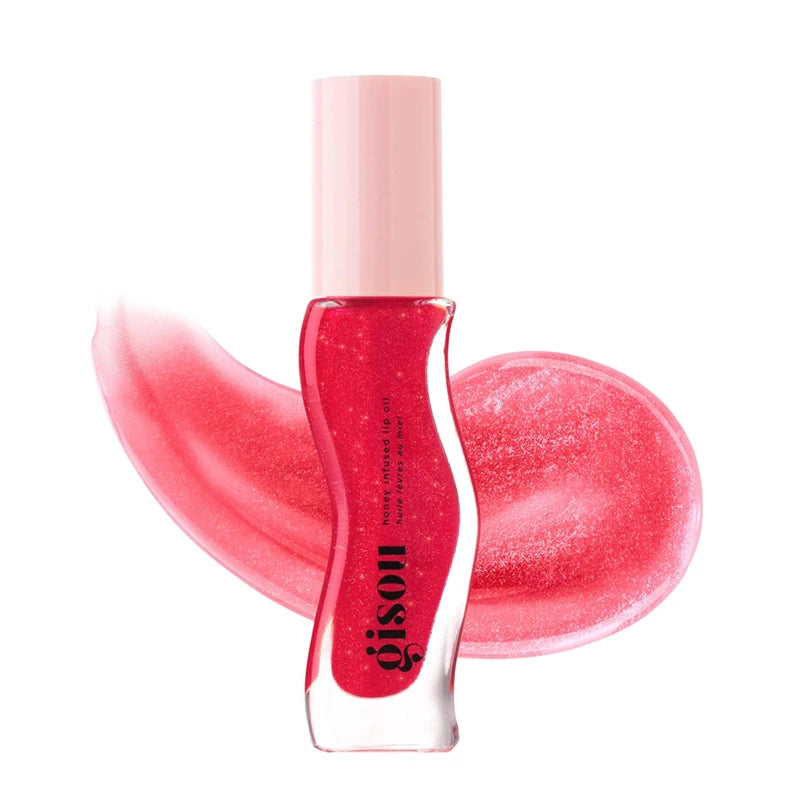 Gisou Moisturizing Watermelon Lip Balm Lip Oil Gloss Care of The Lips Benetitnt For Lips Plumping Exfoliating Plumping...