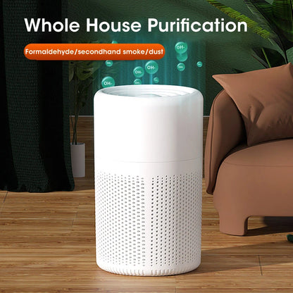Mini Desktop Air Purifier Portable Air Purifier Household Air Cleaner With HEPA Filter Air Freshener Odor Remover Air Cleaner