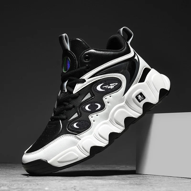 Men's Winter Boots Warm Waterproof Non-Slip Plush Sneakers Shoes - Winter Slippers Male Tenis Boots