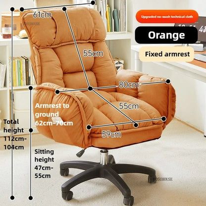 Creative Swivel Lift Office Chairs Modern Comfortable Backrest Computer Chairs Student Study Gaming Chair for Office Furniture L - Kimlud