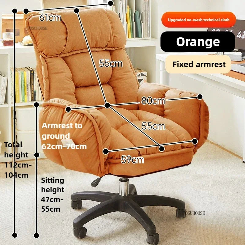 Creative Swivel Lift Office Chairs Modern Comfortable Backrest Computer Chairs Student Study Gaming Chair for Office Furniture L - Kimlud