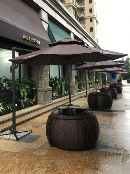 Modern Outdoor Wicker Dining Chair Set For Restaurant And Garden Patio Rustic Rattan Furniture For Outdoor Table Sofa - Kimlud