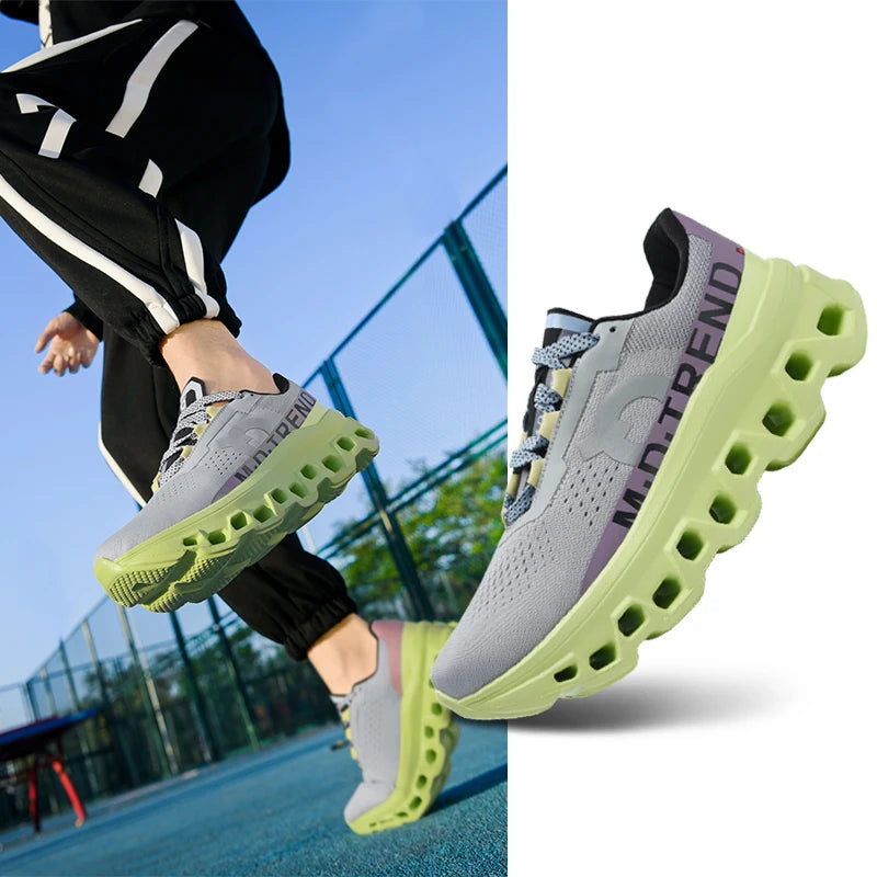 2026 Air Cushion Running Shoes Jogging Marathon Men Sports Breathable Lightweight Women's Comfortable Nonskid Leisure...