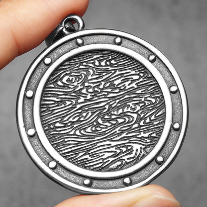 Viking Compass Rune Men Necklaces With Pendant Stainless Steel Jewelry For Male Women Punk Hip Hop Accessories Gifts...