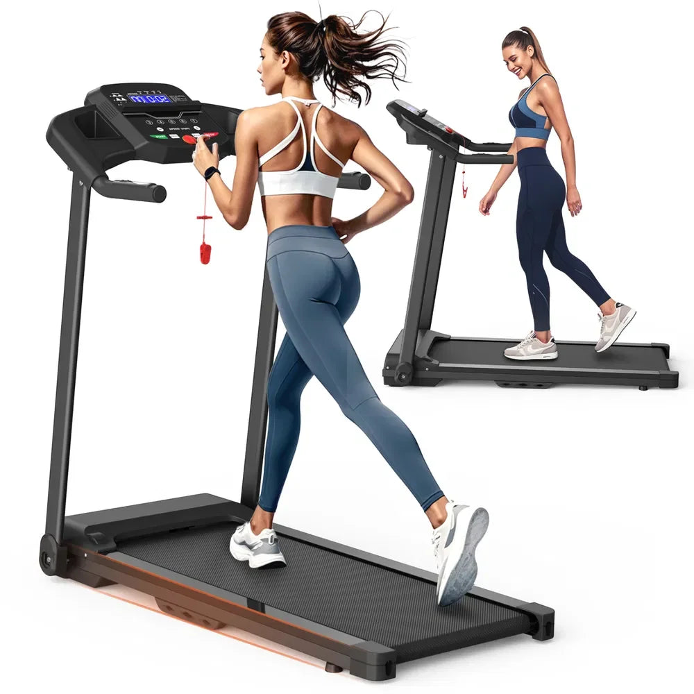 Foldable Treadmill 2.5HP Electric Folding Treadmill Running Walking Machine for Home Gym, Max 265 LBS Weight Capacity - Kimlud