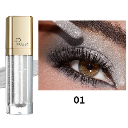 Opulent Diamond-Glow Pearlescent Eyeshadow That Lasts Long, Resists Smudging, And Is Simple to Apply.Ideal for Celebrations.