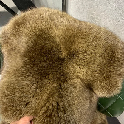 #2024 New Fur Coats Women Real Fox Fur Coat Long Sleeve Luxury Natural Fox Cloth Turn Down Collar 2023052