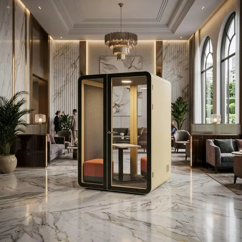 Multi-Functional Soundproof Booth Dual-Purpose Work And Rest Acoustic Pod Customized Internal Facilities For Open Office Public