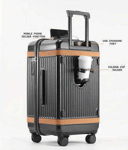 Heavy-Duty Large Capacity Suitcase with TSA Lock PC+ABS Hardshell Luggage,360° Silent Wheels Adjustable Handle,USB...