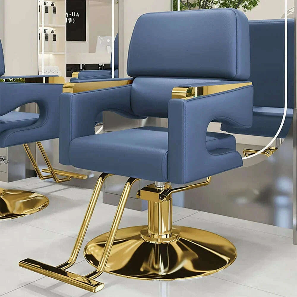 Modern Nordic Barber Chair Comfortable Luxury Salon Ergonomic Hairdresser Chair Beauty Personalized Kapperstoel Hair Furniture