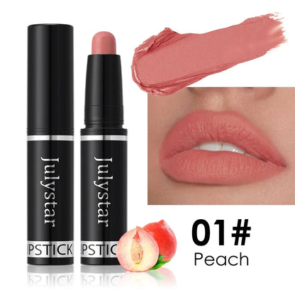 10 Color Nude Brown Matte Lipstick Pen Waterproof Lasting Non-Stick Cup Velvet Fruit Lipstick Lip Tint Pencil Makeup Lip...