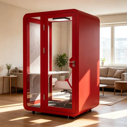 Customized Portable Sound‑Isolated Remote‑Work Booth Indoor Mobile Silent Pod Privacy Home‑Office Study Cabin
