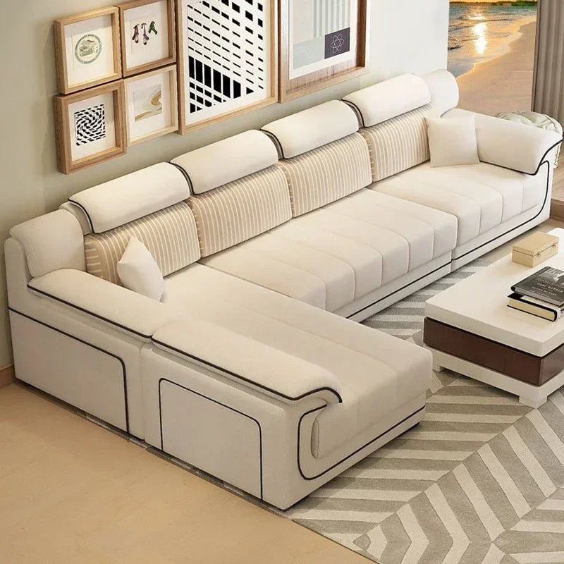 Wood Beige European Sofas Filler Armrest Design Nordic Recliner Lazy Sofas Salon Luxury Modern Divano 2 Posti Unique...