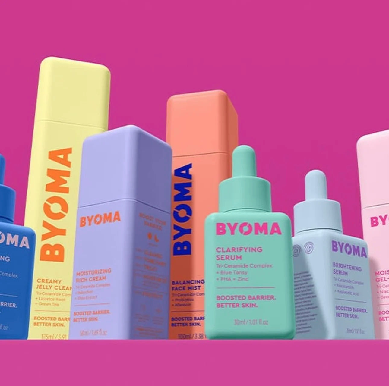 Original Boost Barrier Gentle Better Essence Skincare BYOMA Phyto-Mucin Glow Serum Hydrating Recover Oil Moisturizing...