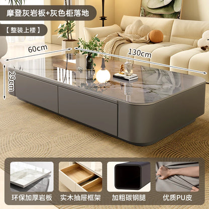 Cheap Cute Coffee Table Clear Simple Designer Modern Luxury Decoration Side Table Writing Mesas Bajas Living Room Furniture - Kimlud
