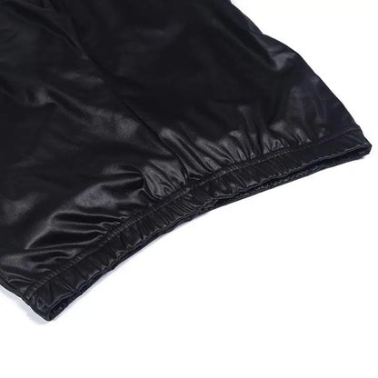 Lace Leather Patchwork Crop Pants Leggings Breathable Skin-Friendly Pure Color Women's Base Layer Pants Winter Collection - Kimlud