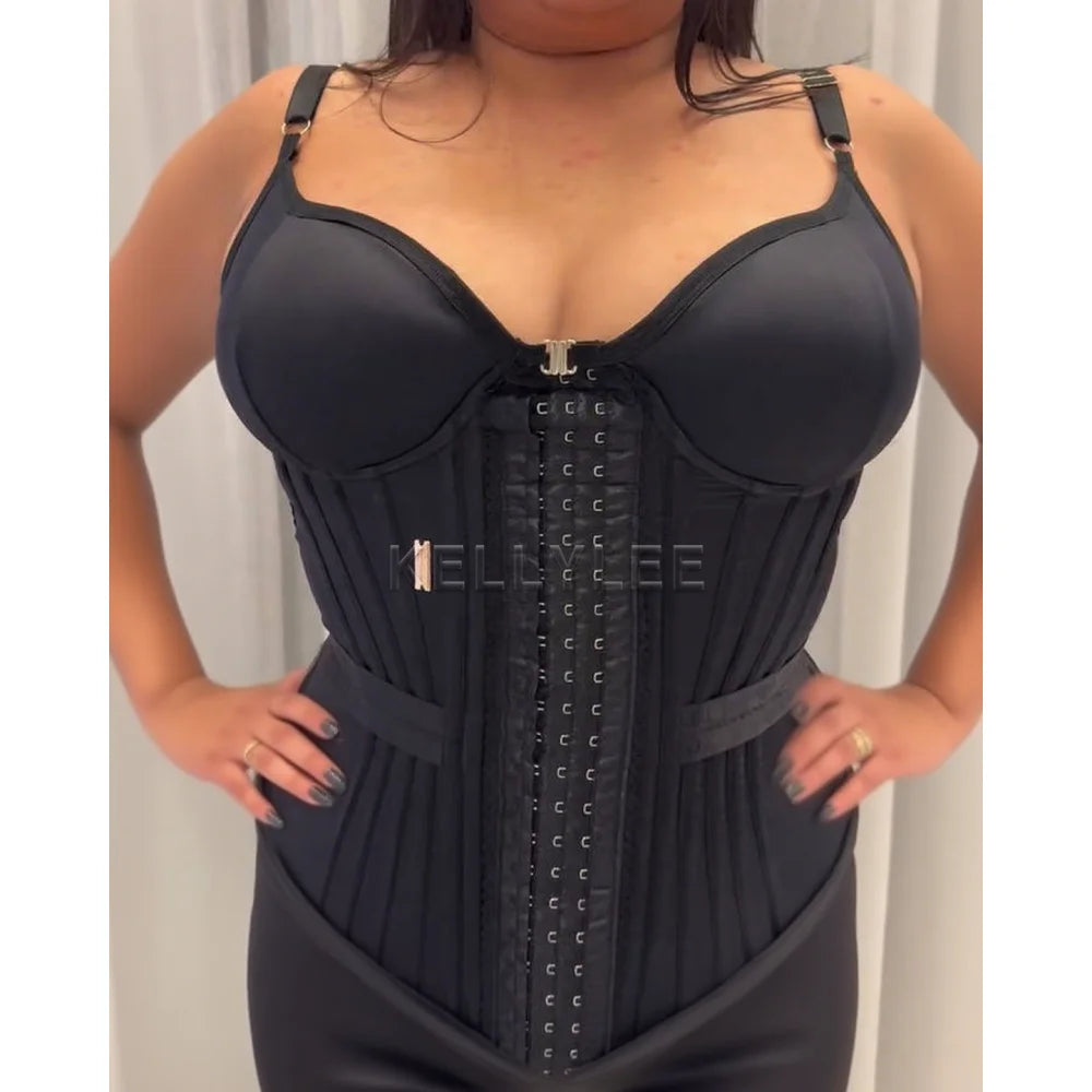 Women's Tummy Control Fajas Colombianas Post Surgery Shaping BBL Girdles Underwear Slimming High Compression Shaper with Bones