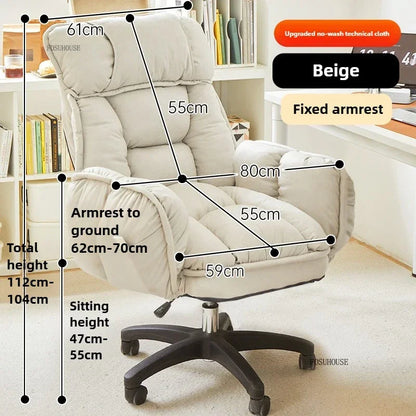Creative Swivel Lift Office Chairs Modern Comfortable Backrest Computer Chairs Student Study Gaming Chair for Office Furniture L - Kimlud