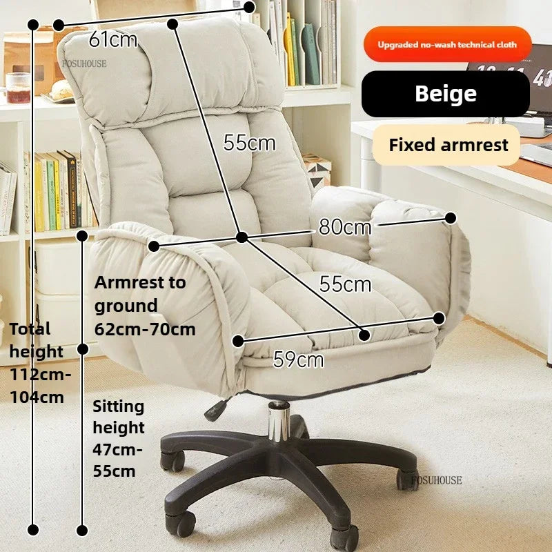 Creative Swivel Lift Office Chairs Modern Comfortable Backrest Computer Chairs Student Study Gaming Chair for Office Furniture L - Kimlud