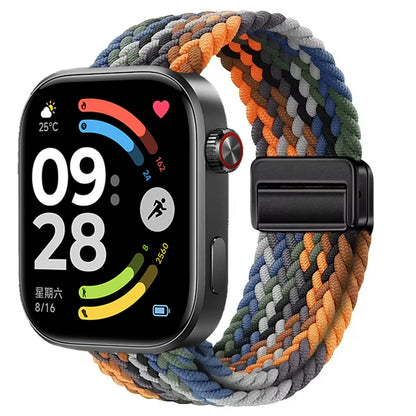 Magnetic Braided Nylon Loop Band for Xiaomi Redmi Watch 6 5 4 Strap Adjustable Sport Replacement Correa Bracelet Mi Band...