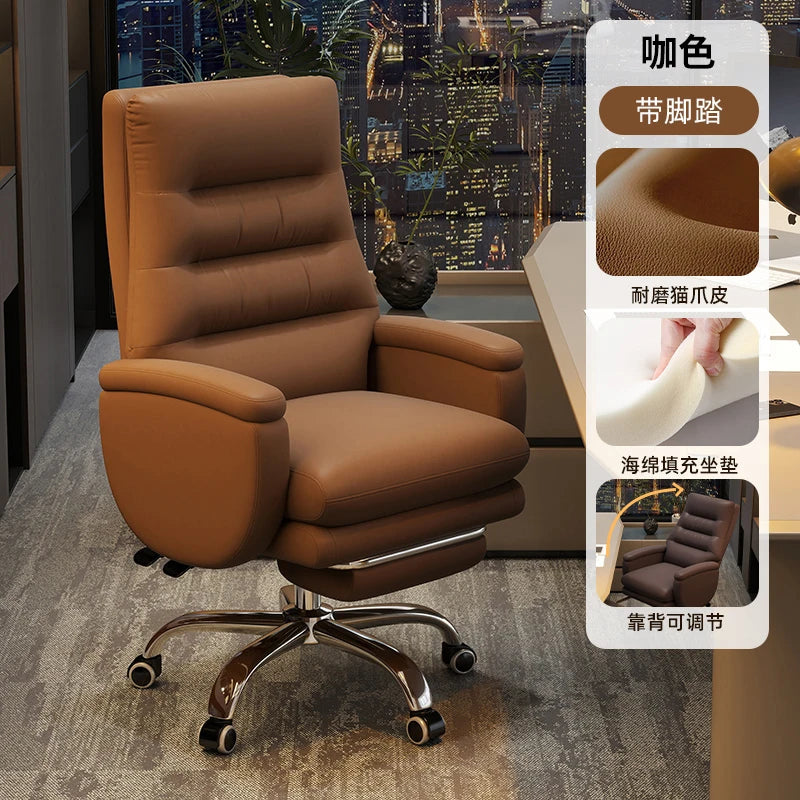 Gaming Executive Office Chair Modern Study Vintage Armchair Office Chair Comfy Wheels Silla Para Escritorio Bedroom...