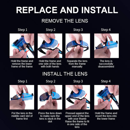 X-TIGER Cycling Glasses UV400 Photochromic Cycling Sunglasses Sports Polarized Men's Sunglasses MTB Racing Bike Glasses Eyewear