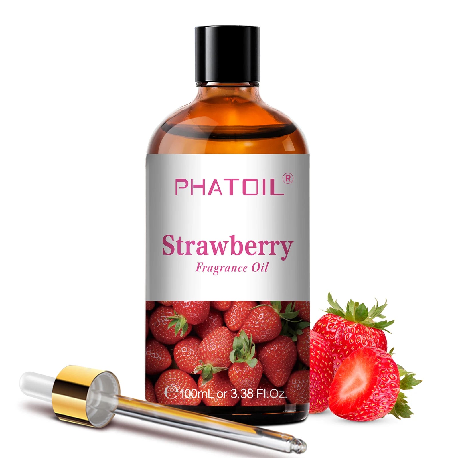 PHATOIL 100ml Aromatherapy Fragrance Oil Coconut & Vanilla Strawberry Cherry Lemon 1/2/3pcs Aroma Oil For Diffuser Candle Making