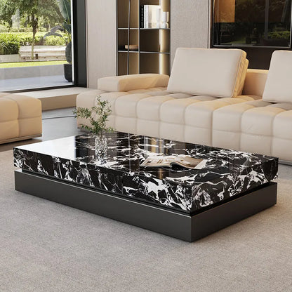 Italian Minimalist Coffee Table Simple Aesthetic Decoration Modern Coffee Table Nordic Luxury Mesas Bajas Postmodern Furniture - Kimlud