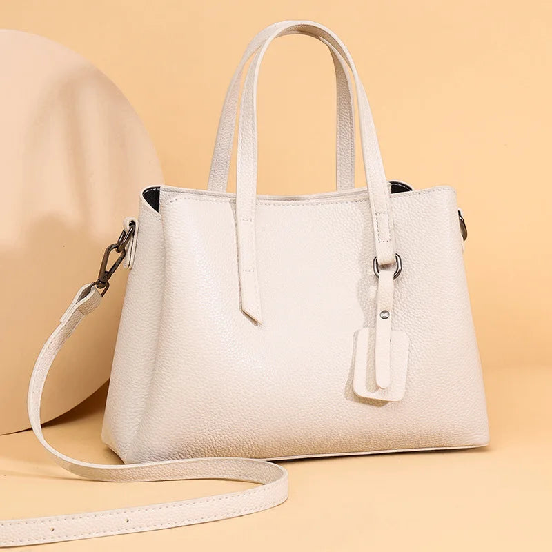 First Layer Cowhide Women's Shoulder Bag Commuter Handbag Armpit Crossbody Bag Genuine Leather Small Square Bag luxury |...