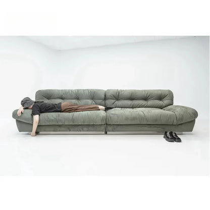 A Modern Design High-end Living Room Sofa with Frosted Leather | Kimlud Luxury Sofa