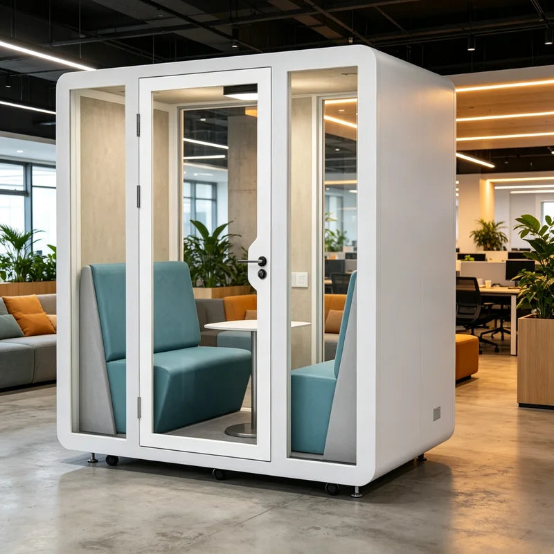 Customized Portable Sound‑Isolated Remote‑Work Booth Indoor Mobile Silent Pod Privacy Home‑Office Study Cabin