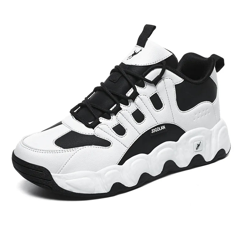 Jordan Grant Men's Shoes Versatile Thick Bottom Shock Absorption Heightening Student Wear-Resistant Dad Shoes Sporty Style - Kimlud