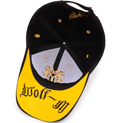Totem Embroidered Baseball Cap Fashion Men Women Caps Spring And Summer Snapback Hip Hop Hat Adjustable Flame Sun Shading Hats - Kimlud