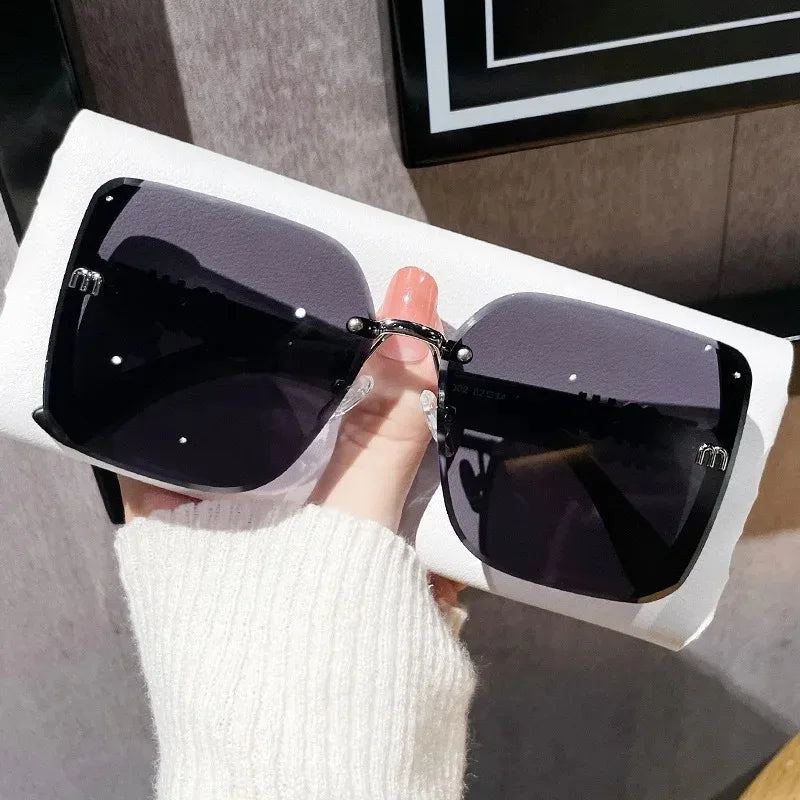 New Fashion Oversized Square Sunglasses Women 2026 Luxury Brand Sun Glasses Trendy Driving Eyeglasses Ladies Gafas UV400...