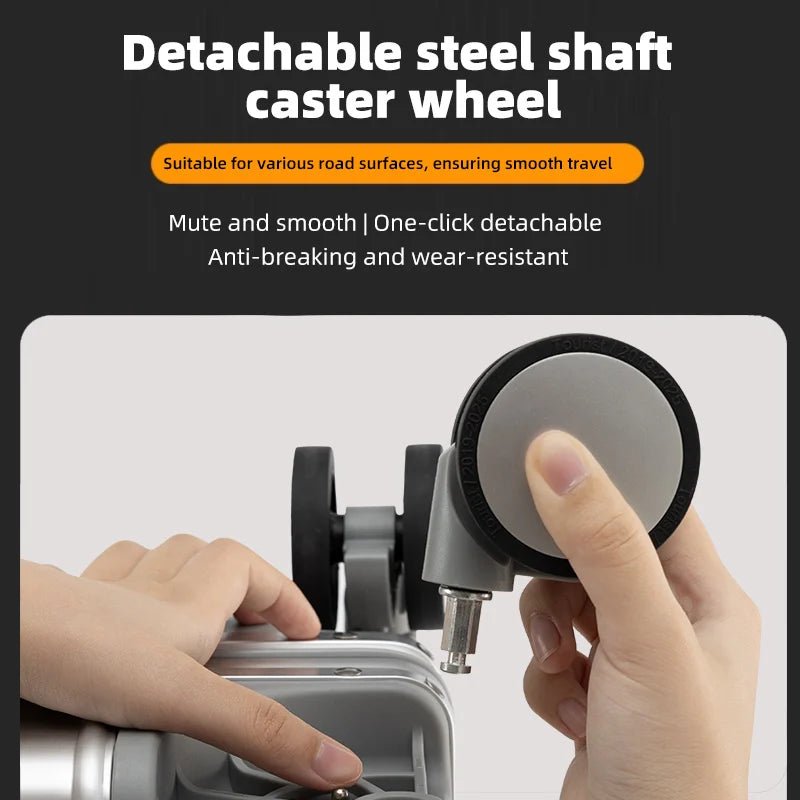 100% Aluminum-magnesium alloy Travel Suitcase Rolling Luggage 20/24/26 /28 inch Trolley Luggage Carry-On Cabin Suitcase