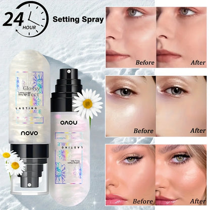 2pcs Long-Lasting Makeup Setting Spray - Matte Finish, Oil Control, 12H Lock Makeup, Suitable for All Skin Types - Kimlud