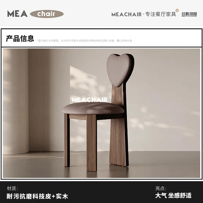 Italian Solid Wood Chair Dining French Home Makeup Chinese Antique Back Chair Single Hotel Dining Silla Comedor Furniture