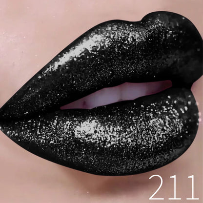 1PC Glitter Lip Gloss Long Lasting Waterproof Metallic Liquid Lipstick Pearl Shining High Pigment Lip Tint Korean Makeup Gifts